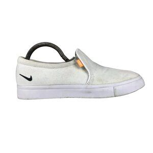 Nike BQ9138-100‎ Womens Court Royale AC SLP White Low Top Canvas Shoe Size 8.5